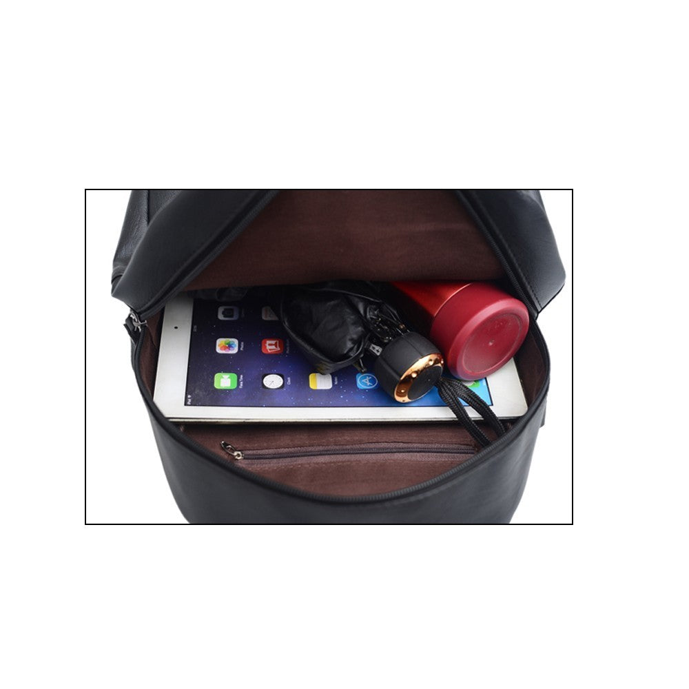 High Quality PU Leather Women Backpack Fashion Solid School Bags For Teenager Girls Large Capacity Casual Women Black Backpacks High Quality PU Leather Women Backpack Fashion Solid School Bags For Teenager Girls Large Capacity Casual Women Black Backpacks